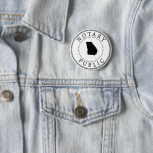 Badge Rond 5 Cm Publique de Géorgie