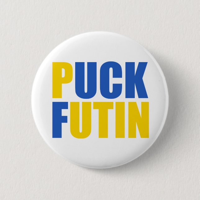 BADGE ROND 5 CM "PUCK FUTIN" (Devant)