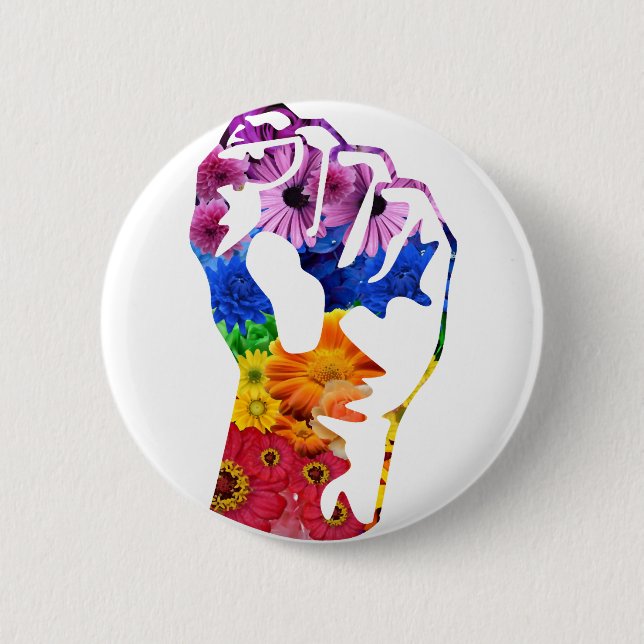 Badge Rond 5 Cm Puissance de flux (Devant)
