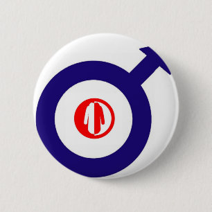 Badge Rond 5 Cm Puissance de parka + cible de mod