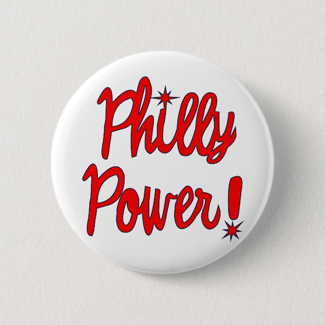 Badge Rond 5 Cm Puissance de Philly ! T-shirts, sweat - shirts à (Devant)