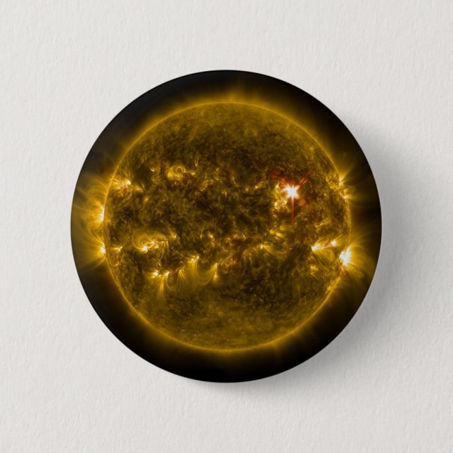 Badge Rond 5 Cm Puissance de Sun (Devant)