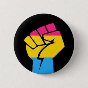 Badge Rond 5 Cm Puissance Pansexual