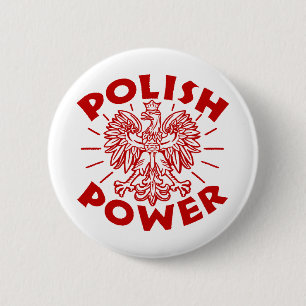 Badge Rond 5 Cm Puissance polonaise