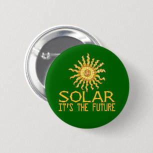 Badge Rond 5 Cm Puissance solaire