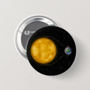 Badge Rond 5 Cm Puissance solaire -