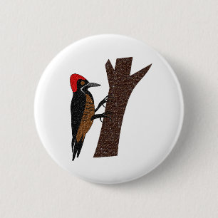 Badge Rond 5 Cm Puissant Pic