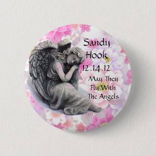 Badge Rond 5 Cm Puissent-Ils Voler Avec Les Anges