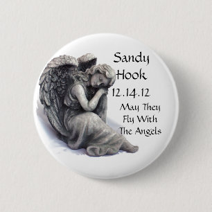 Badge Rond 5 Cm Puissent-Ils Voler Avec Les Anges
