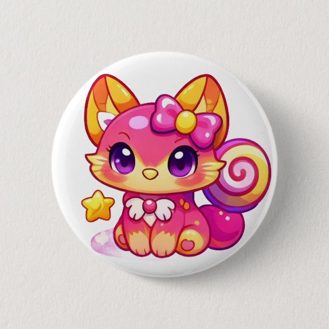 Badge Rond 5 Cm Pulpunkys Kawaii Accessories (Devant)