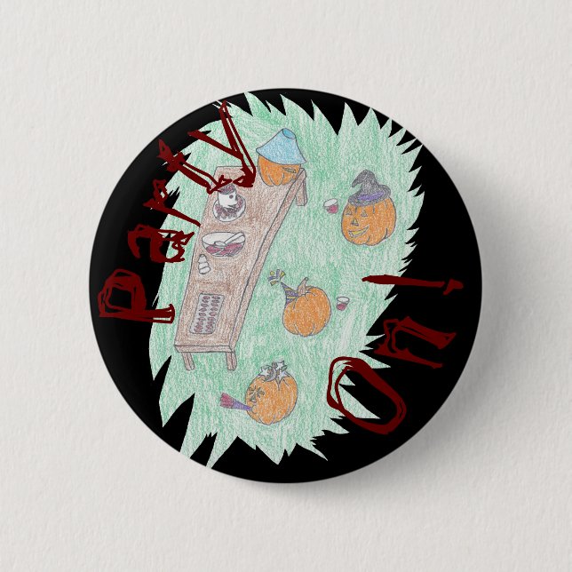 Badge Rond 5 Cm Pumpkin Party! (Devant)