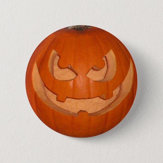 Badge Rond 5 Cm Pumpky le bouton du feu follet (Devant)