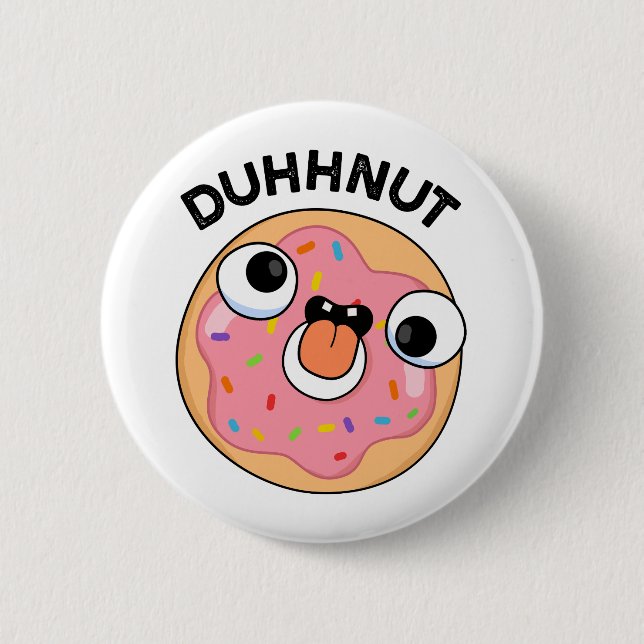 Badge Rond 5 Cm Pun à beignets soyeux (Devant)