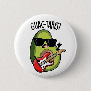 Badge Rond 5 Cm Pun d'Avocado amusant guac-tariste
