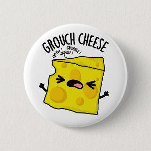 Badge Rond 5 Cm Pun de fromage de Grou