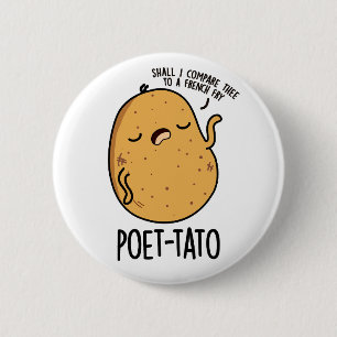 Badge Rond 5 Cm Pun de pomme de terre drôle de tato