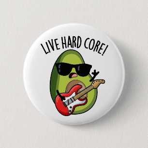 Badge Rond 5 Cm Pun de Rock de Avocat Drôle Hard Core