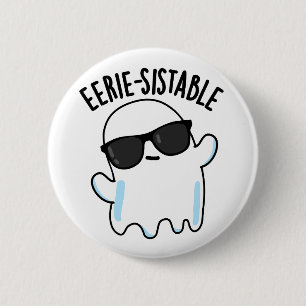 Badge Rond 5 Cm Pun Fantôme Funny Eerie durable
