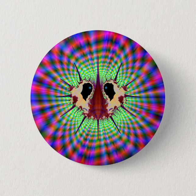Badge Rond 5 Cm Punaise de Seneca (Devant)