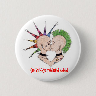 Badge Rond 5 Cm Punk