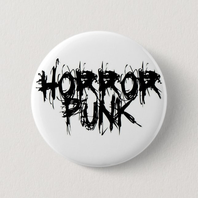 Badge Rond 5 Cm Punk d'horreur (Devant)