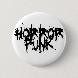 Badge Rond 5 Cm Punk d'horreur