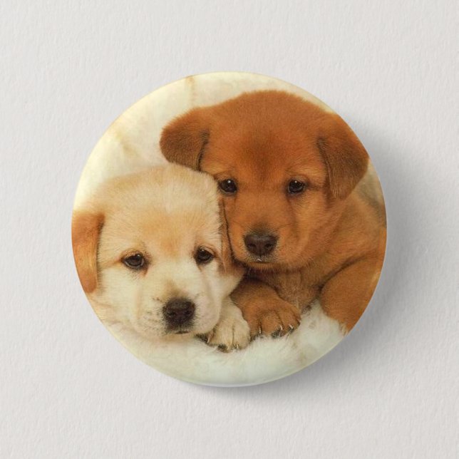 Badge Rond 5 Cm puppies_1 (Devant)