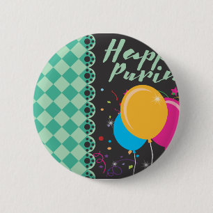 Badge Rond 5 Cm purin heureux