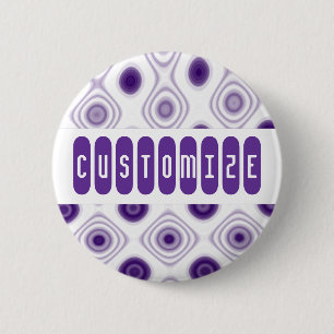 Badge Rond 5 Cm Purple Daze