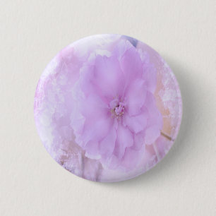 Badge Rond 5 Cm Purple Pansy