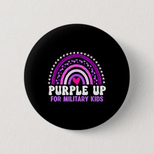 Badge Rond 5 Cm Purple Up For Military Kids Military Child Mois R