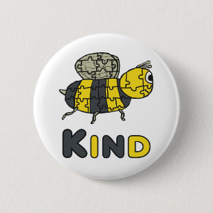 Badge Rond 5 Cm Puzzle