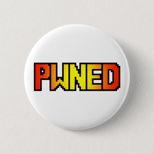 BADGE ROND 5 CM PWNED (Devant)