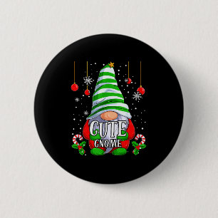 Badge Rond 5 Cm Pyjama de Noël assorti pour famille et groupe avec