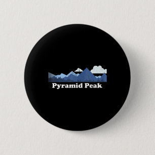 Badge Rond 5 Cm Pyramid Peak Bagger New York NY Escalade Randonnée