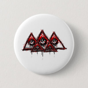 Badge Rond 5 Cm Pyramides