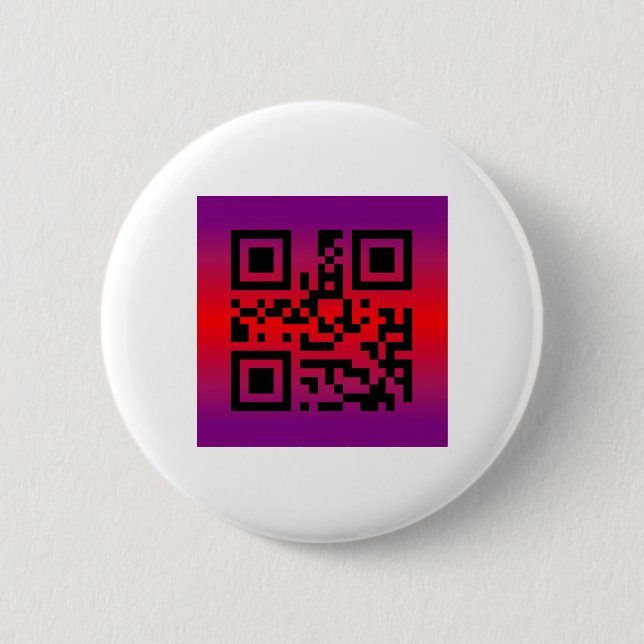 Badge Rond 5 Cm QR Code® dit : HAPPY EASTER (Devant)
