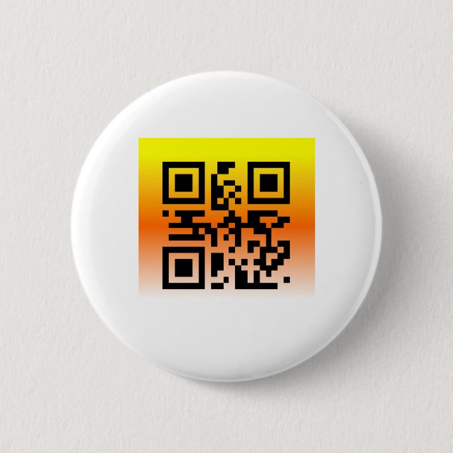 Badge Rond 5 Cm QR Code® Dit : HEUREUX HALLOWEEN (Devant)