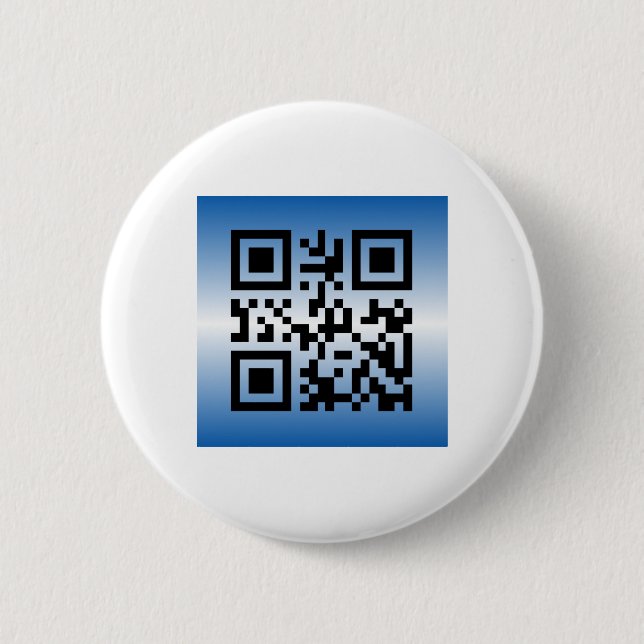 Badge Rond 5 Cm QR Code® dit : HEUREUX HANOUKKA (Devant)