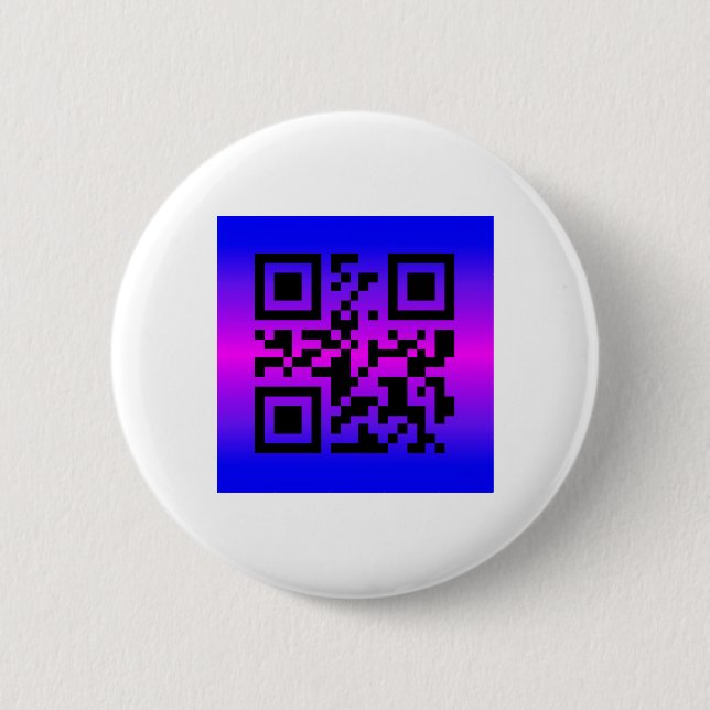 Badge Rond 5 Cm QR Code® Dit : JEUX ANNIVERSAIRE (Devant)