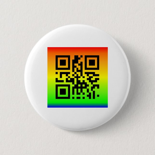 Badge Rond 5 Cm QR Code® dit : PAIX (Devant)