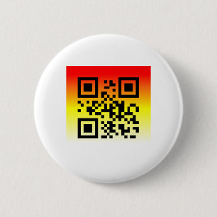 Badge Rond 5 Cm QR Code® Dit : VOUS ÊTES INVITÉ