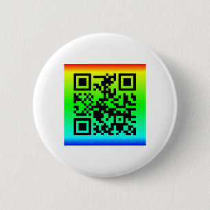 Badge Rond 5 Cm QR Code® : TOUT VA BIEN SE PASSER