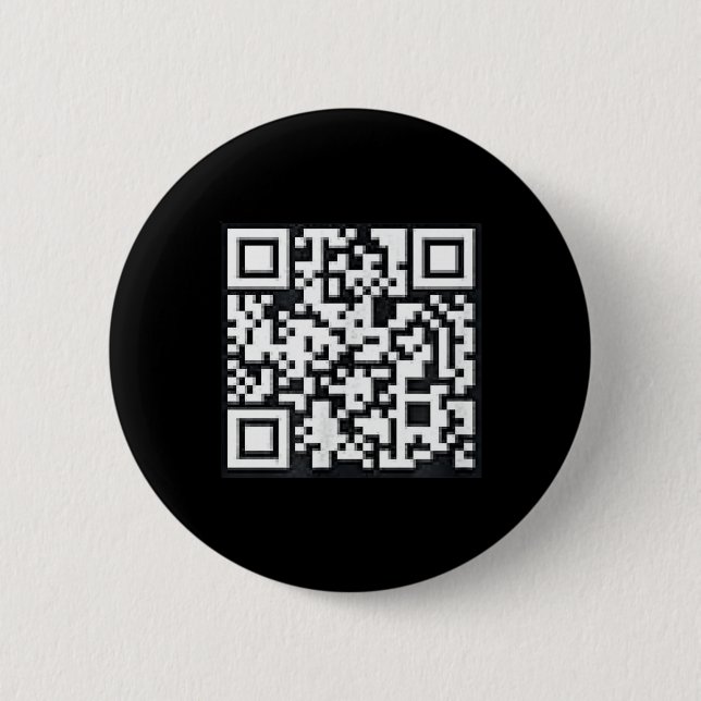 Badge Rond 5 Cm Qr Trump Président Trump Dance Code Funny Uni (Devant)