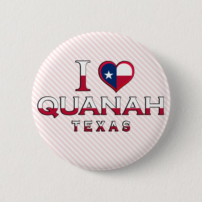 Badge Rond 5 Cm Quanah, Texas (Devant)