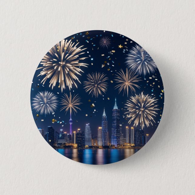 Badge Rond 5 Cm Quand les lumières commencent à s'éteindre (Devant)