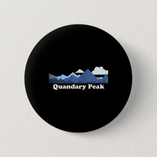 Badge Rond 5 Cm Quandary Peak Gger Colorado Rocky Mountains Co Cli