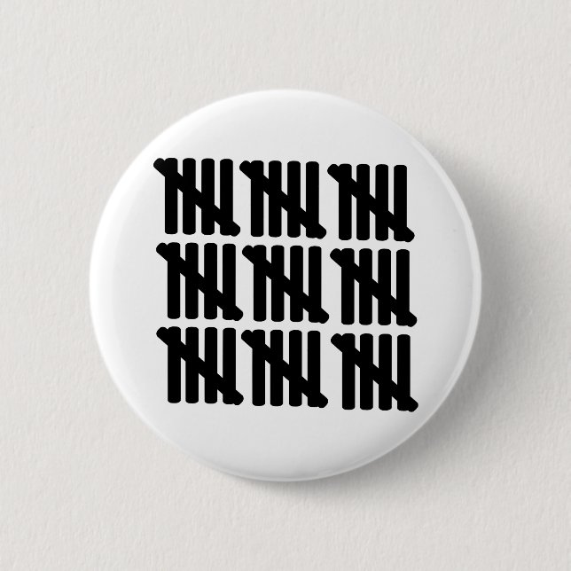 Badge Rond 5 Cm quarante-cinquième anniversaire (Devant)