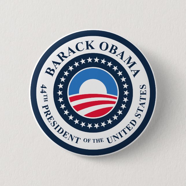Badge Rond 5 Cm quarante-quatrième Président (Devant)