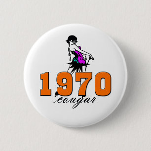 Badge Rond 5 Cm quarantième Anniversaire